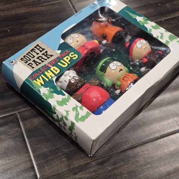 1998 SOUTH PARK COLLECTOR'S PACK WIND UPS BOXED (KYLE KENNY CARTMAN STAN CHEF) - Picture 4 of 6
